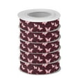 thumbnail image 2 of 5 Rolls Christmas Ribbon 1.5 inch Wide Decorative Ribbon for Gift Wrapping and Holiday Decorations Cute Pink Butterflies, 2 of 7