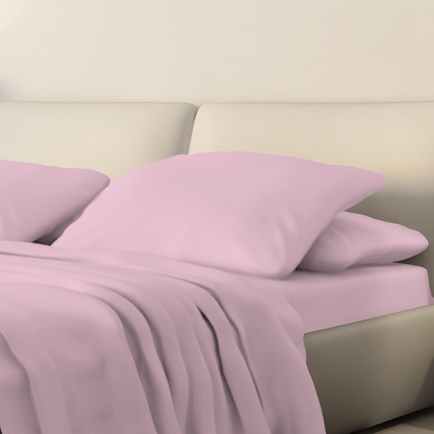 Ensembles de draps en flanelle de couleur unie Johnson Home