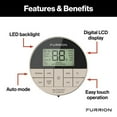 thumbnail image 2 of Furrion LLC Wall Thermostat FACW12APZA Furrion Chill; Use With Furrion Chill Air Conditioners; Multi Zone; Heat/Cool; Bluetooth And Mobile App Control; Programmable; LCD Digital Readout; 12 Volt DC, 2 of 4