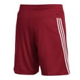 thumbnail image 2 of GM2493 Adidas Men's 3 Stripe Knit Short Team Power Red/White M, 2 of 2