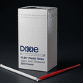 thumbnail image 3 of Dixie Plastic Straws Wrapped Red Giant, 1200 Count, 10.25 Inch, 3 of 6