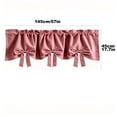 thumbnail image 2 of Talqzovs Valance Curtains,Velvet Short Curtain Window Treatment for Bedroom Living Room Kitchen 57x17.7in, 2 of 7