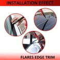 thumbnail image 2 of PVC Rubber Seal Weather Strip for Vehicle Exterior Decoration, Flexible and Easy to Install, 2 of 8