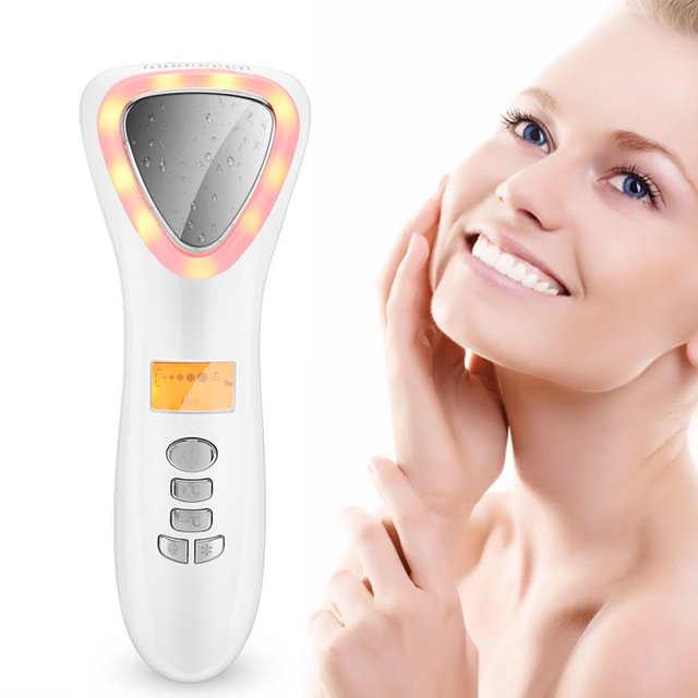 Sin Hot Cool Skin Care Machine Removal Anti Aging Pore Minimizing Sonic Vibration Face Beauty
