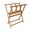Walnut Stain Finish, variant on Creative Mark Folding Wood Print Rack, Walnut Finish, Book Display, Paint Storage, Art Drying Rack, 28" H × 16" L × 25.5" W, Holds 24" x 36" Artwork, Folds for Easy Storage