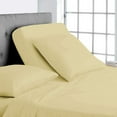 thumbnail image 2 of Top Split King Sheets Sets For Adjustable Bed - Split Down 39 inches from The top Split Head King Size - 18" Inch Deep Pocket, 100% Microfiber Fabric - Ivory Solid, 2 of 9