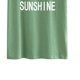 thumbnail image 3 of Camiseta con estampado de letras Camiseta minimalista con cuello redondo y manga corta informal holgada de moda para primavera y verano Verde claro (letras blancas) M, 3 of 5