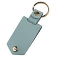thumbnail image 4 of Porte-clés en Cuir PU Accessoire de Fermeture à Pression Circulaire Robuste Polyvalent Bleu Clair, 4 of 9