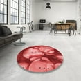 thumbnail image 4 of Ahgly Company Tapis d'Intérieur Lavables en Machine, Rectangle Rouge de Transition, 7' x 9', 4 of 7