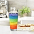 thumbnail image 6 of Women''s Rainbow Travel Coffee Mug Thermal Insulated Tumbler Cup With Lid 20 OZ, 6 of 6
