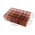 thumbnail image 3 of YiJuHui Jewelry Organizer Box with Anti-Tarnish Lining, Layer Stackable Storage Case for Earrings Rings Necklaces Bracelets, Clear Compartments for Women, Travel Vanity Dresser Closet Organizer, 3 of 6