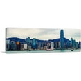 thumbnail image 1 of ARTCANVAS Hong Kong China Skyline Panoramic Canvas Art Print - Size: 36" x 12" (0.75" Deep), 1 of 9