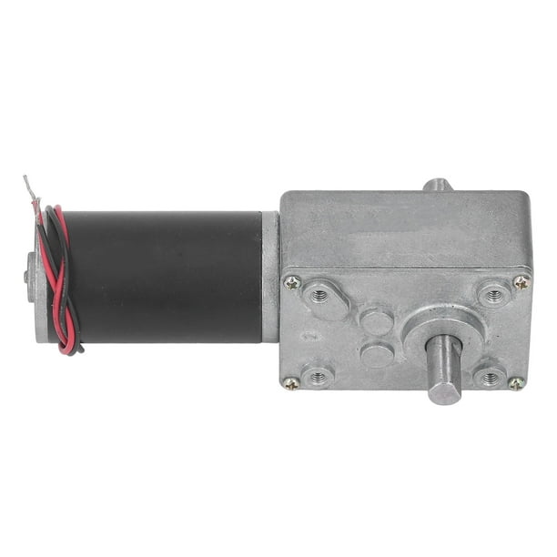 Motor con engranajes de reducción de velocidad, motor de engranajes de CC Micro motor de reducción de velocidad de alta torsión Motor de caja de cambios eléctrica de turbina Instalación sin esfuerzo