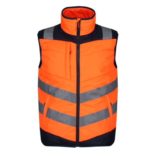Regatta - Chaleco Forro Polar de Deflector para Hombre (Naranja, Marino)