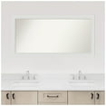 thumbnail image 3 of Amanti Art Custom Framed Wall and Bathroom Mirror (24 x 48 in.), Flair Soft White Frame, 3 of 7