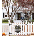 thumbnail image 5 of No Soliciling Try The Neighbor Sign Front Door Porch Decorations, Round Rustic Wood Hanging Sign for Farmhouse Porch Outdoor Home Holiday Front Door Sign Decor, 5 of 7