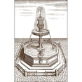 thumbnail image 3 of Vision Studio 13x18 Black Modern Framed Museum Art Print Titled - Courtyard Fountain VI, 3 of 5