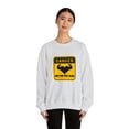 thumbnail image 3 of Danger Not for the Weak Unisex Heavy Blend Crewneck Sweatshirt, 3 of 4