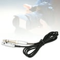 thumbnail image 3 of Cable de audio para Q710, Negro de 3.5 mm A Mini XLR Aux Cable Con Adaptador para Cámaras SLR Para Cáras, 3 of 7