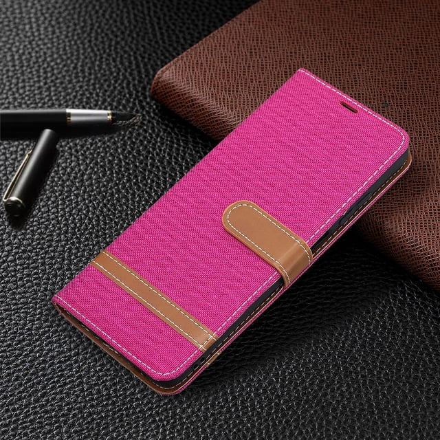 Stylish Leather Flip Cover Wallet Phone Case for Samsung Galaxy A Series Phones - A03S to A71.