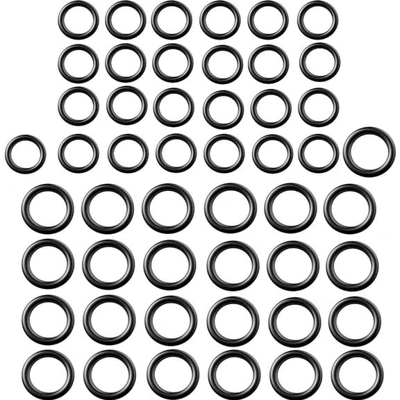 50 Pcs Premium Pressure Washer O Rings Hose Ring Replacement Kit for 1/4" 3/8" M22 Quick Connect Couplers Rubber