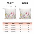 thumbnail image 6 of Decorative Throw Pillow Covers 12x20 Inch Set of 2 Flowers Butterfly Home Decor Pillow Cases for Couch, Floral Wood Cushion Case for Living Room Bedroom Bed Car Chair, 6 of 9