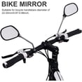 thumbnail image 5 of 1 Pair Adjustable Bike Handlebar Rear View Mirror, Unbreakable Bike Mirror, 5 of 5