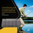 thumbnail image 4 of ruzhgo 5 Compartments Fishing Tackle Box Bait Accessories Container Plastic Waterproof Storage Boxes Fish Case with Buckle, 4 of 6