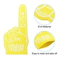 thumbnail image 4 of Uxcell 18 Inch Giant Foam Finger, We Are #1 EVA Cheerleading Fingers for Celebration Sports Games Party, Yellow, 4 of 5