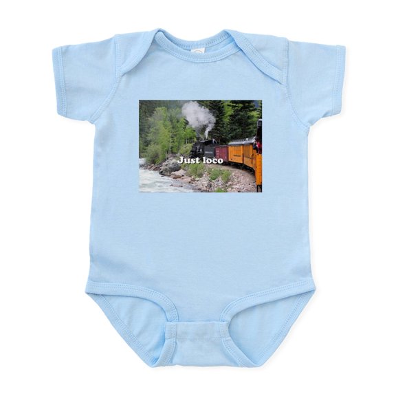 CafePress - Just Loco: Steam Train Colorado Body Suit - Baby Light Bodysuit, Size Newborn - 24 Months