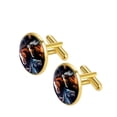 thumbnail image 2 of Horse Elegant Shirt Cufflink Set Made of Stainless Steel for Formal Attire and Special Occasions, 2 of 6