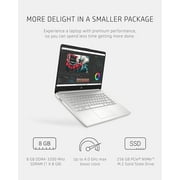 HP 14 FHD Laptop (AMD Ryzen 5 5500U, 8GB RAM, 256GB SSD, Windows 11) - 14-fq1025nr
