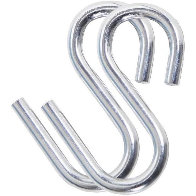 2 Ganchos S alta resistencia - para Columpios y Hamacas - Ultra Resistentes - Acero Galvanizado