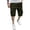 Army Green -AC03, variant on Kangoo Sport Cargo Shorts, Men’s Casual Tactical Style Drawstring Stretch Cotton Twill Cargo Shorts with Pockets Dark Gray L