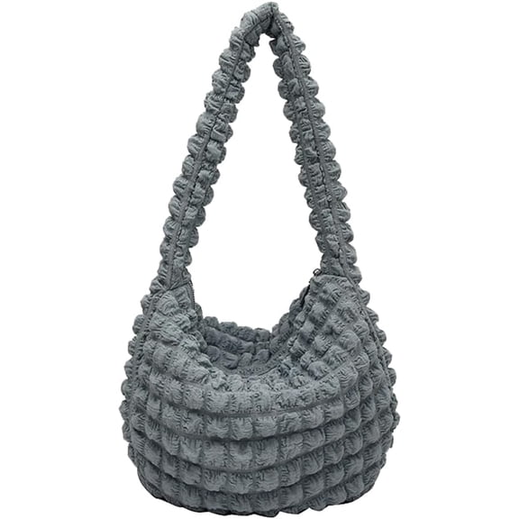 LinYooLi Bubble Hobo Bags Women Cloud Shoulder Bag Summer Beach Bag Trendy Crossbody Purse Cute Puffer Travel Work Tote Bag 2024