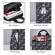 thumbnail image 3 of Balery Cartoon Fox Mochila ligera para hombre y mujer: duradera e impermeable, ideal para la escuela, el trabajo, viajes y uso diario., 3 of 7