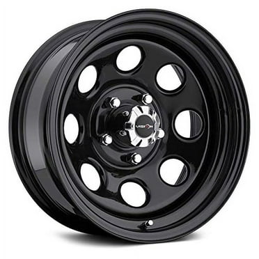 Vision 85 Soft 8 Black Wheel with Painted Finish (17x8"/5x139.7mm)