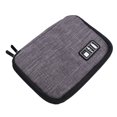 thumbnail image 3 of 1pc Portable Data Cable Organizer Earphone Storage Bag Multi-function Pouch Sundries Holder for Outdoor Travel (Grey), 3 of 9