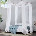 thumbnail image 2 of WARM HOME DESIGNS 4 Yards White Chiffon Fabric for Kitchen or Wedding Arch Decorations. CF 144 WHITE, 2 of 5