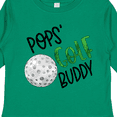 thumbnail image 4 of Inktastic Pops' Golf Buddy with Golf Ball Boys or Girls Long Sleeve Toddler T-Shirt, 4 of 5