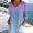 Navy women gradient v neck blouses a1, variant on thefmos Women's 3/4 Sleeve Gradient Pullover Tops Summer V Neck Flowy Casual Blouses Loose Fit Cute Trendy Tshirt Basic Work Clothes, Light Blue S