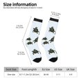 thumbnail image 2 of Wukai Sea Turtle Print Contrast Color Mid-tube Socks, 3D Printing Design Adult Socks, High Elastic Breathable Sports Socks, Suitable for Daily,Unisex, 2 of 6
