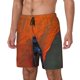 thumbnail image 1 of Fotbe Orange Net Fishing Boat Traje de Baño para Hombre – Shorts de Natación de Secado Rápido con Forro y Bolsillos-Large, 1 of 6