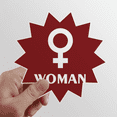 thumbnail image 1 of Femmes Heureux Science Connaissance Soleil Vinyle Autocollant Bagages Graffiti Fleur Autocollant, 1 of 3