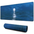 thumbnail image 1 of Extended Gaming Mouse Pad SciFi Space Moon Large Mousepad with Stitched Edges,Anti-Slip Rubber Base Keyboard Mouse Mat Desk Pad for Gaming Home Office 31.5x11.8 Inch, 1 of 7