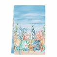 thumbnail image 2 of Summer Nautical Kitchen Towels Set of 1, Coastal Beach Starfish Coral Shell Blue Absorbent Dish Towels for Kitchen, Microfiber Hand Towel, Quick Drying Tea Towel for Cleaning Decorative Dishcloths, 2 of 7