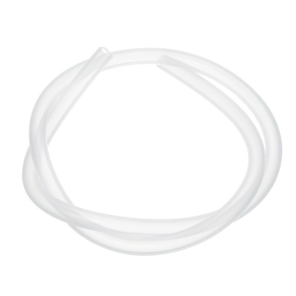 Uxcell 5/16" ID x 1/2" OD Silicone Tubing 1 Roll 3.28ft High Pure Silicone Hose Tube Flexible Clear Pipe