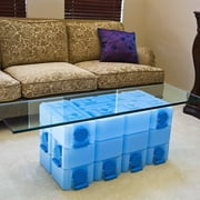 WaterBrick Stackable 3.5 Gallon Blue Water & Food Storage Container - 6 Pack