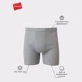 thumbnail image 2 of Hanes Men's Boxer Brief Value Pack, Moisture-Wicking Cotton, Assorted Solids, 6-Pack 2XL, 2 of 10