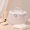 White, variant on Large Capacity Style Cosmetic Organizer Portable Travel Toiletry Storage Bag For Women